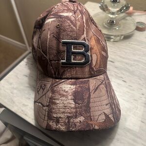 Brown Camouflage Cap with B Logo